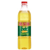 金龍魚大豆油900ml精煉一級(jí)小瓶裝調(diào)和油食用油烘焙炒菜黃豆油