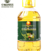 廠家批發山茶食用植物調和油5L/瓶裝 炒菜調香高溫壓榨油一件代發