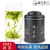 2021年新茶 浙江明前龍井春茶越鄉(xiāng)手工綠茶50g小罐茶葉龍井茶