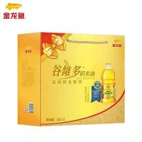 金龍魚食用油雙一萬谷維多稻米油1.8L*2禮盒裝