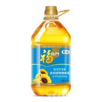 中糧福臨門葵花籽清香食用植物調和油5L/桶 食用油 植物油